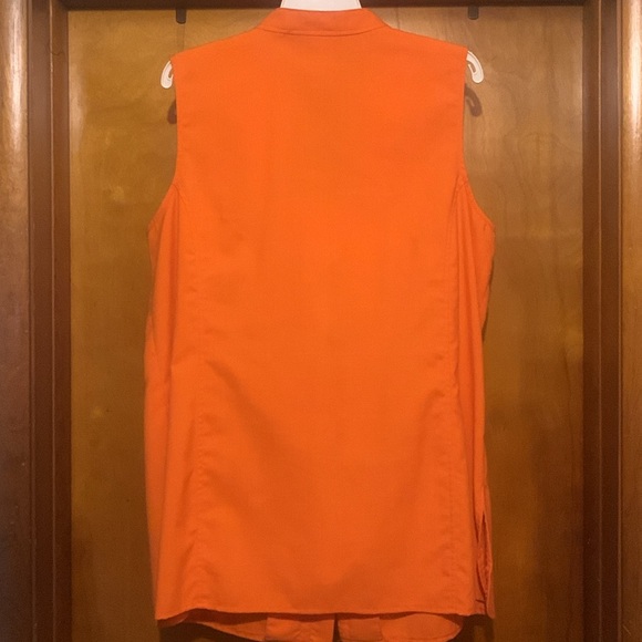 *Clearance-Final* Versailles Size 18W Orange Business Vest Dress - Picture 5 of 5